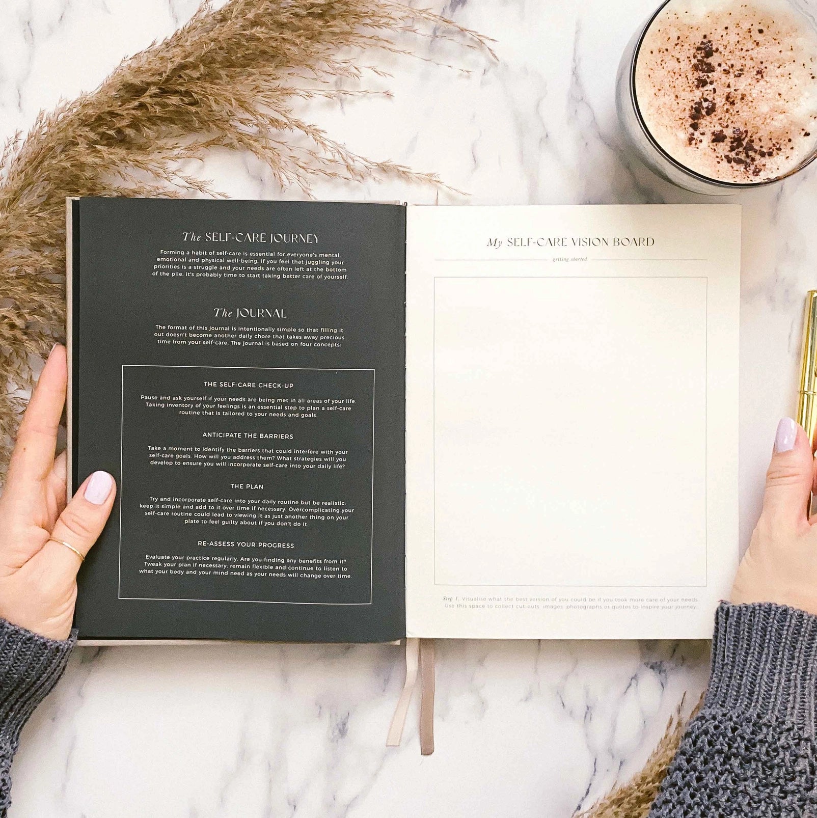 My Daily Self-Care (Almond) Reflection and Gratitude Journal